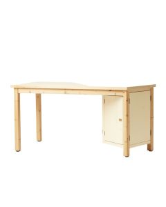 Elm Crest Empty Workshop Workbench - Cream (synthetic illustration; no displayed measurements)