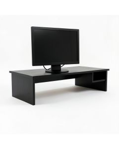 Dawn Fold Desktop Monitor Riser - Black (synthetic illustration; no displayed measurements)