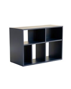 Glen Edge Desktop Shelving Unit - Navy (synthetic illustration; no displayed measurements)