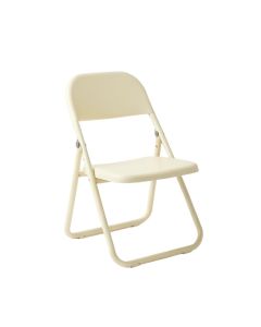 Spruce Brook Folding Outdoor Chair - Cream (synthetic illustration; no displayed measurements)