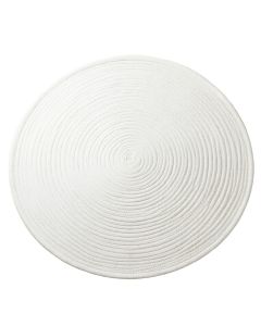 Birch Bluff Round Area Rug - White (synthetic illustration; no displayed measurements)