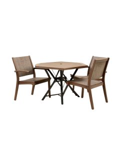 Guitain Outdoor 3 Piece Bistro Set