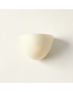 River Bend Wall Sconce Mounted On A Plain Wall - Ivory (synthetic illustration; no displayed measurements)