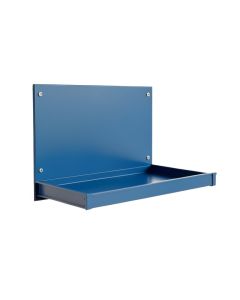 Moss Crest Empty Wall-Mounted Tool Organizer Panel - Blue (synthetic illustration; no displayed measurements)