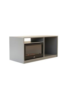 Sunbury Tv Stand For Tvs Up To 60 '' With Fireplace Included (synthetic illustration; no displayed measurements)