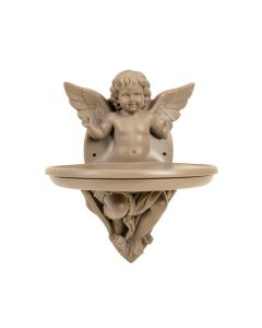 Cathedral Cherub Sculptural Wall Shelf