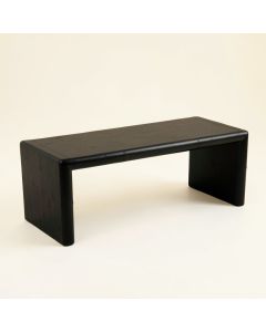 Cliff Brook Indoor Bench - Black (synthetic illustration; no displayed measurements)