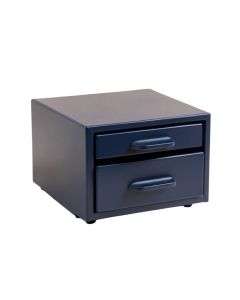 Elm Crossing Small-Parts Storage Drawer Cabinet - Navy (synthetic illustration; no displayed measurements)
