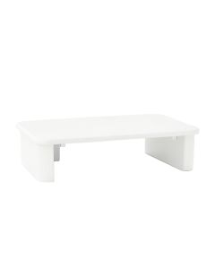 Aspen Bluff Desktop Monitor Riser - White