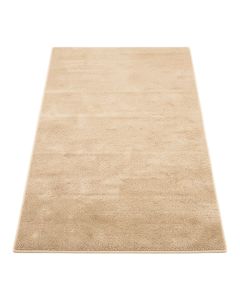 Beaverton Bohemian Tufted Wool Beige Area Rug