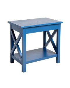 Clay Crest Side Table - Blue (synthetic illustration; no displayed measurements)