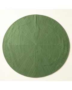 Spruce Arc Round Area Rug - Green (synthetic illustration; no displayed measurements)