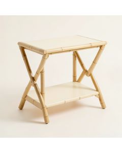 Spruce Bridge Side Table - Cream (synthetic illustration; no displayed measurements)