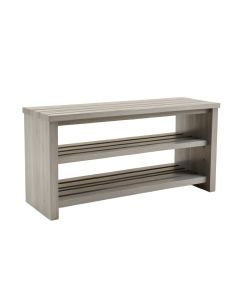 Fern Brook Shoe Storage Bench - Gray
