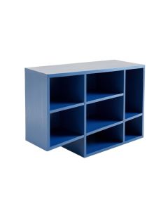 Cliff Bend Desktop Shelving Unit - Blue (synthetic illustration; no displayed measurements)