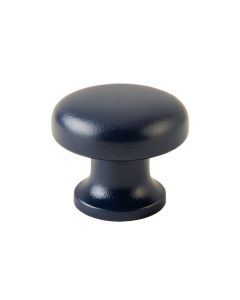 Fern Bend Cabinet Knob Without Packaging - Navy (synthetic illustration; no displayed measurements)