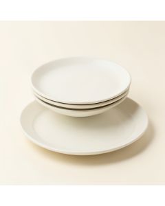 Melamine 8 '' Salad Or Dessert Plate Set Of 4 (synthetic illustration; no displayed measurements)