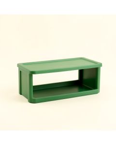 Fern Dale Narrow Outdoor Storage Bench - Green (synthetic illustration; no displayed measurements)