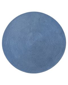 Alder Bend Round Area Rug - Blue