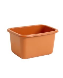 Elm Crest Empty Storage Basket - Terracotta (synthetic illustration; no displayed measurements)