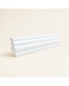 Pvc Decorative Wainscot Cap 3 '' H X 96 '' W X 1 '' D Moulding (synthetic illustration; no displayed measurements)