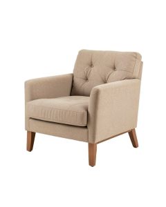 Peaslee 38 '' Wide Tufted Polyester Armchair (synthetic illustration; no displayed measurements)
