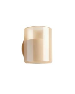 Hill Crossing Wall Sconce Mounted On A Plain Wall - Beige