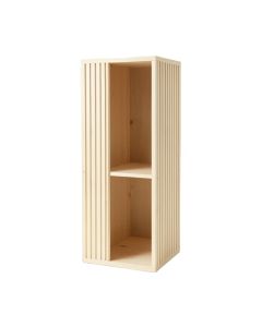 Elm Bluff Narrow Cubby Tower - Ivory (synthetic illustration; no displayed measurements)