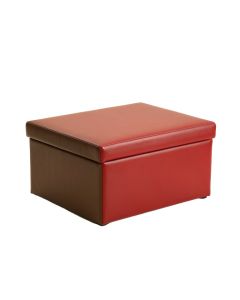 Vanwagoner Faux Leather Flip Top Storage Bench (synthetic illustration; no displayed measurements)