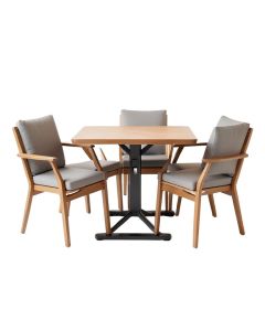 Grampian 3 Piece Bistro Set With Cushions