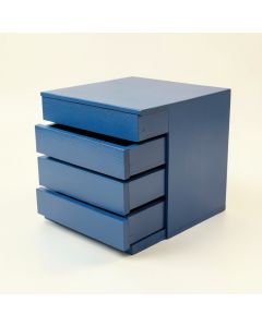 River Dale Small-Parts Storage Drawer Cabinet - Blue (synthetic illustration; no displayed measurements)