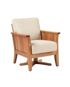 Esme 25.5 '' Wide Polyester Swivel Armchair (synthetic illustration; no displayed measurements)