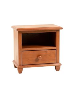 Birch Edge Nightstand - Terracotta (synthetic illustration; no displayed measurements)