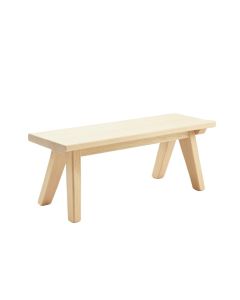 Birch Falls Indoor Bench - Ivory (synthetic illustration; no displayed measurements)