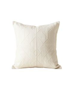 Holly Branch Filled Accent Pillow - Ivory