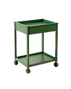 Cove Crest Empty Rolling Workshop Cart - Green (synthetic illustration; no displayed measurements)