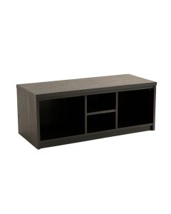 Moss Crossing Shoe Storage Bench - Black (synthetic illustration; no displayed measurements)