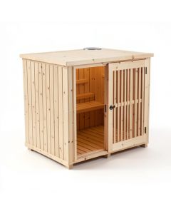 3 Person Traditional Steam Sauna (synthetic illustration; no displayed measurements)
