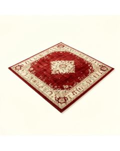 Moore Power Loom Red/Beige Rug (synthetic illustration; no displayed measurements)