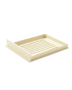 Aspen Branch Empty Under-Desk Cable Tray - Ivory (synthetic illustration; no displayed measurements)