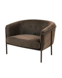 Apollon 79 '' Velvet Round Arm Reclining Loveseat (synthetic illustration; no displayed measurements)