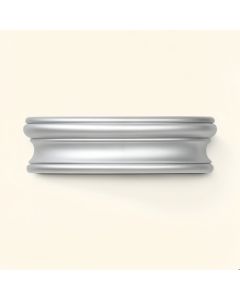 Palmetto 2 7/8 '' H X 96 '' W X 2 7/8 '' D Crown Molding (synthetic illustration; no displayed measurements)