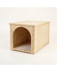 Wren Bluff Empty Furniture-Style Litter Enclosure - Ivory (synthetic illustration; no displayed measurements)