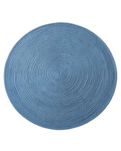 River Arc Round Area Rug - Blue