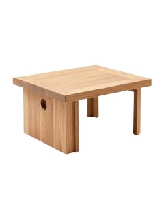 Ornella Solid Wood Coffee Table (synthetic illustration; no displayed measurements)