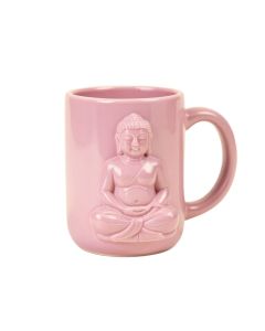 Purple Yoga Meditation Buddha Style Coffee Mug
