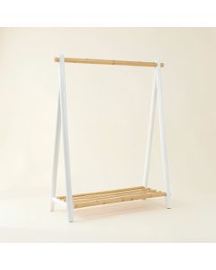 Cedar Canyon Empty Garment Rack - White (synthetic illustration; no displayed measurements)