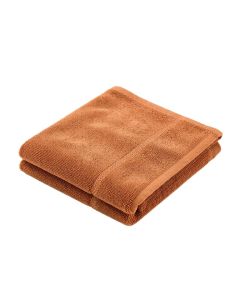 Dune Edge Bath Towel - Terracotta (synthetic illustration; no displayed measurements)