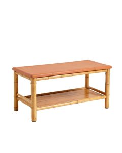 Aspen Branch Indoor Bench - Terracotta (synthetic illustration; no displayed measurements)