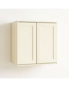 Spruce Crossing Wall-Mounted Laundry Cabinet - Cream (synthetic illustration; no displayed measurements)